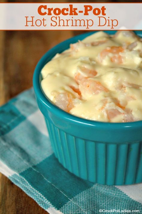 Crock-Pot Hot Shrimp Dip Hot Shrimp Dip, Shrimp Dip Recipe, Amazing Dips, Crackers Gluten Free, Cheesy Shrimp, Shrimp Dip Recipes, Hot Fudge Cake, Easy Party Desserts, Nacho Dip