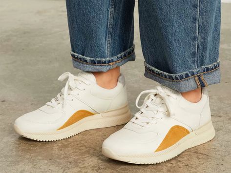 9 Sustainable Shoe Brands to Help Reduce Your Carbon Footprint – SheKnows Moc Toe Boots, Everlane Shoes, Street Shoes, Grey Sneakers, Leather Trainers, Black Leather Shoes, Trainer Sneakers, Suede Sneakers, Flat Sneakers