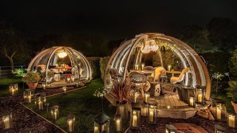 Coppa Club, Outdoor Restaurant Design, Garden Restaurant, Country House Hotels, Resort Design, England London, Restaurant Concept, Travel Uk, Geodesic Dome