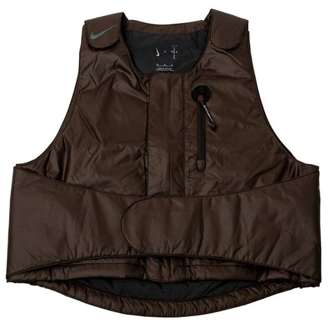 Nike Men X Travis Scott Vest (velvet brown) Nike Merch, Utility Clothing, Vest Outfits Men, Nike Products, Nike X Travis Scott, Athleisure Men, Career Inspiration, Buy List, Street Style Outfits Men