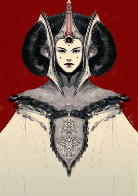 Star Wars Padme, Bd Art, Padme Amidala, Cuadros Star Wars, Star Wars Artwork, Star Wars Fan Art, Star Wars Fandom, Love Stars, Star Wars Universe