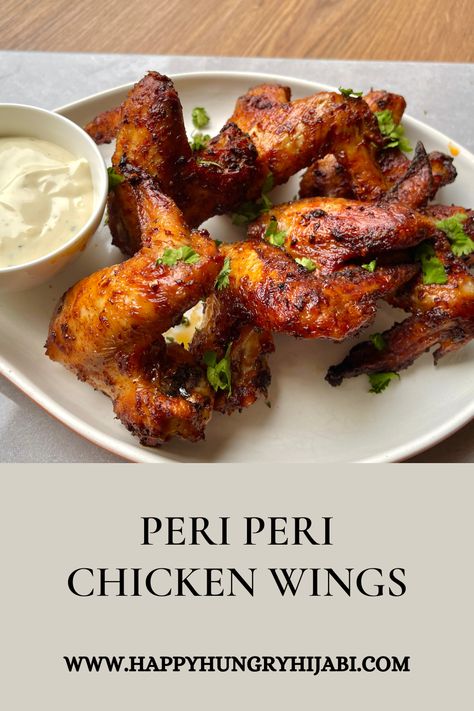 Looking for something spicy and flavourful?? Then these Peri Peri Chicken Wings are perfect for you! Peri Peri Wings Recipe, Peri Peri Wings, Peri Peri Chicken Wings Recipe, Nandos Peri Peri Chicken, Chicken Wing Flavors, Oven Chicken Wings, Peri Peri Chicken, Wing Recipes, Chicken Wings