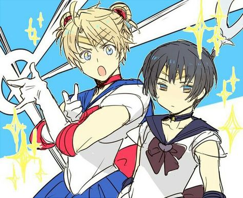 Sailor Moon America and Japan Japan And America Hetalia, Hetalia Japan, Moon Sailor, Hetalia America, Hetalia Funny, Hetalia Characters, Hetalia Ships, Hetalia Fanart, Hetalia Axis Powers