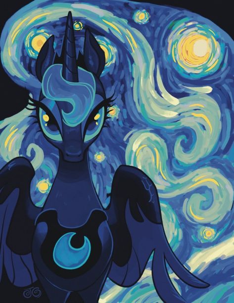 Luna Fanart, Female Front View, Mlp Unicorn, Starry Starry Night, Piskel Art, Pegasus Unicorn, Celestia And Luna, Unicorn Princess, Nightmare Moon