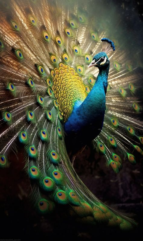 Peacock Close Up, Dancing Peacock Painting, Forever Wallpaper, Peacock Dance, Dussehra Wallpapers, Dancing Peacock, Bird Peacock, Feather Illustration, Peacock Images