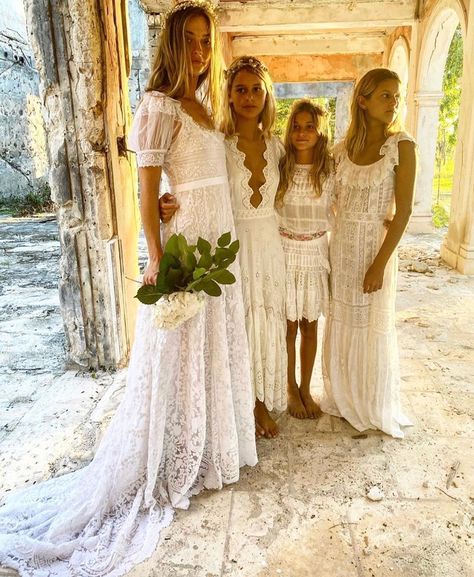 Generations Of Love, Hilton Wedding, Bride And Her Bridesmaids, Boho Wedding Dress Bohemian, Fairytale Photography, Casual Wedding Dress, Pastel Wedding, Bohemian Wedding Dresses, Wildflower Wedding