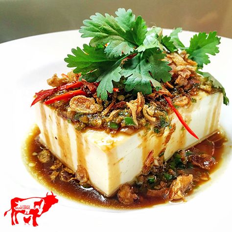 Silk Tofu Recipes, Iron Chef Recipes, Silken Tofu Recipes, Tofu Recipes Healthy, Tofu Recipe, Steam Recipes, Silken Tofu, Vegetarian Sandwich, Delicacy Food