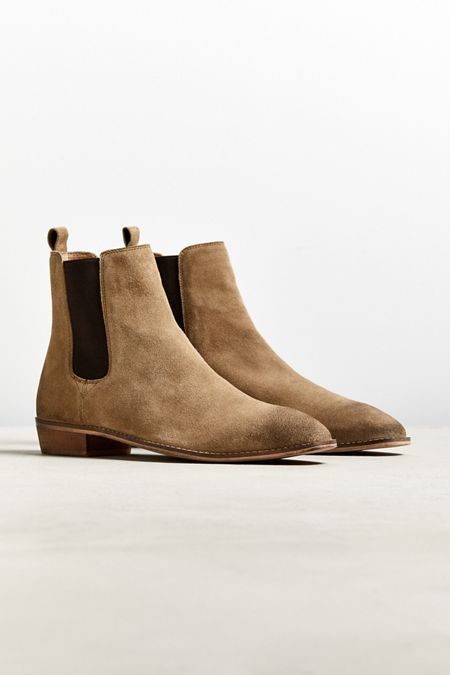 Tan Suede Chelsea Boots, Tan Chelsea Boots, Chelsea Boots Outfit, Beige Ankle Boots, Boots Men Outfit, Converse Outfits, Ankle Boots Men, Suede Chelsea Boots, Chelsea Boots Men