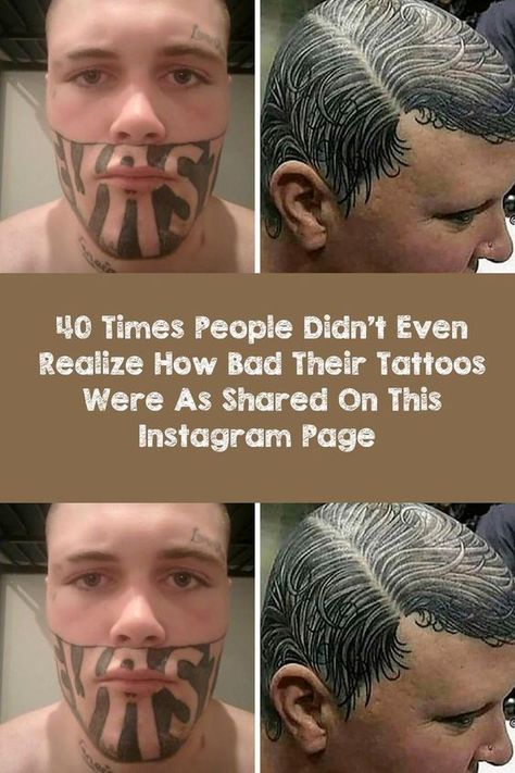 40 Times People Didn’t Even Realize How Bad Their Tattoos Were, As Shared On This Instagram Page|#tattoo #handtattoo #tattoos #tattooartist 1394 Celebrity Facts, Bad Tattoos, Popular Stories, Make Good Choices, Why People, Funny Pins, Who Knows, Funny Stories, Social Issues