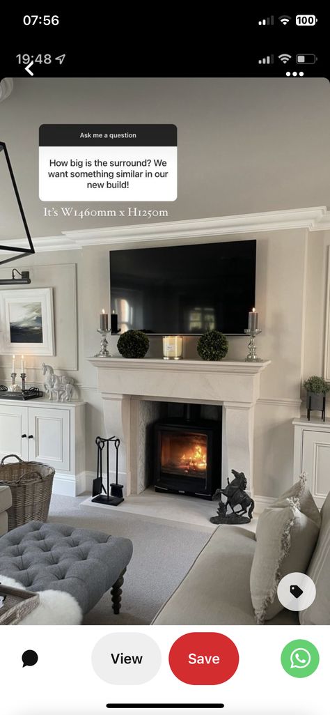 Fireplace Living Rooms, Chimney Breast Ideas, Living Room Built In Units, False Chimney Breast, Alcove Ideas Living Room, Fireplace Chimney, Log Burner Living Room, Lounge Room Styling, Living Room Decor Neutral