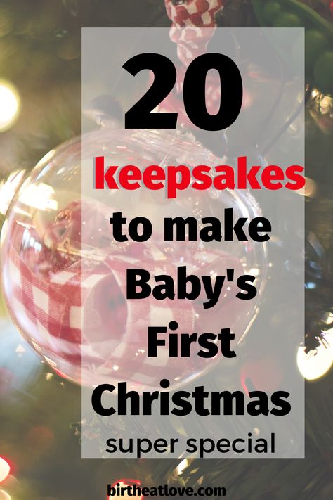 Baby's first Christmas keepsakes to make it special - without spending a ton of money. Keep it simple and focus on this special time with your newborn baby. These classic gift ideas for baby are perfect for a first Christmas with baby and are keepsakes they will treasure for years to come, and use every holiday season. Newborn Christmas Keepsake, Baby’s First Christmas Keepsakes, Baby Girl First Christmas Gifts, 1st Christmas Gifts For Baby, Baby First Christmas Ideas, Christmas With Baby, Christmas Stocking Ornaments, Newborn Ornament, Stocking Ornaments