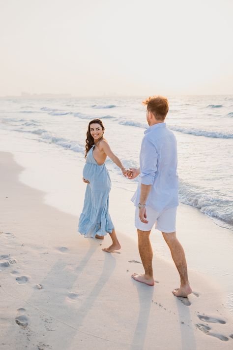 Babymoon Photo Ideas, Babymoon Photoshoot Beach, Pregnant Photoshoot At The Beach, Maternity Photo Shoot Ideas At The Beach, Pier Maternity Photos, Maternity Photoshoot Poses Beach, Spring Beach Maternity Photos, Maternity Shoot Photos, Sunset Maternity Shoot