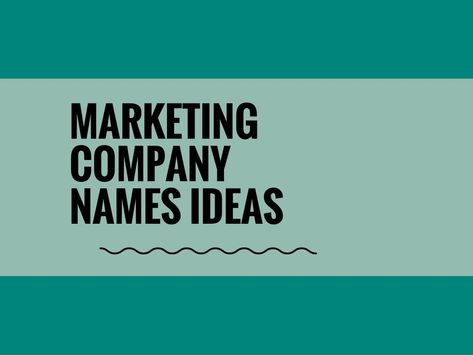 While your business may be extremely professional and important, choosing a creative company name can attract more attention.A Creative name is the most important thing of marketing. Check here creative, best Marketing Company names ideas for your inspiration. Creative Business Names List, Catchy Company Names, Good Company Names, Unique Company Names, Names For Companies, Creative Company Names, Company Names Ideas, Marketing Digital Ideas, Company Name Generator