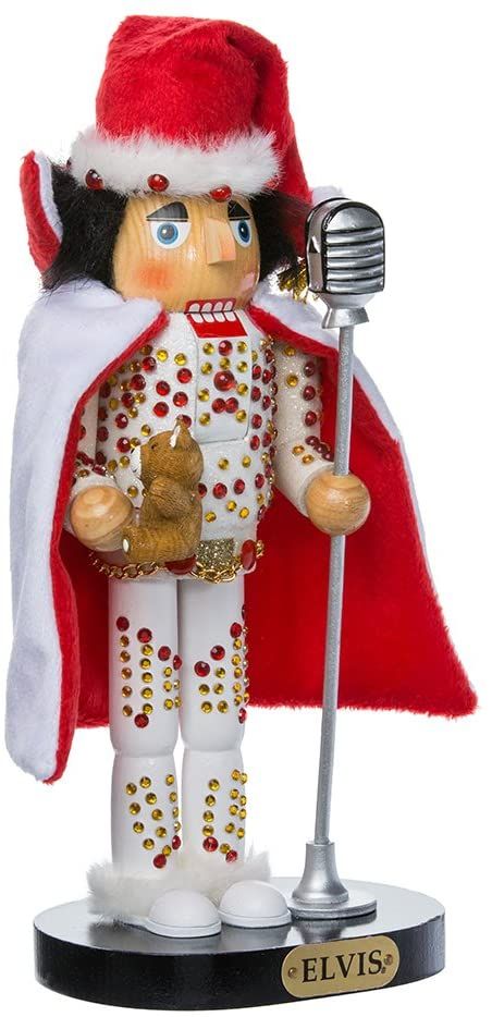 Silver Microphone, Kurt Adler Christmas, Red Gems, Nutcracker Christmas Decorations, King Of Spades, White Cape, Christmas Dance, Jesus Christ Artwork, White Suit