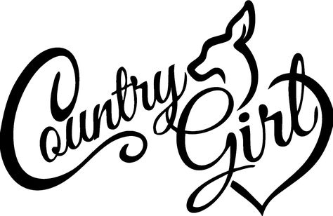 Country Girl Decal, Deer Decal, Girl Decals, Inspiration Logo Design, Wood Burning Patterns, Car Window Decals, Silhouette Cameo Projects, Cameo Projects, Cricut Projects Vinyl