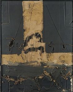 ART & ARTISTS: Antoni Tàpies - part 1 - 1964 Antonio Tapies, Antoni Tapies, Art Informel, Tachisme, Spanish Painters, Abstract Painters, Abstract Artists, Art Moderne, Art Abstrait