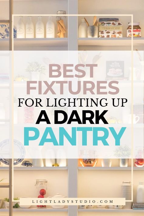 pantry-lighting Pantry Lighting Ideas Farmhouse, Lighting In Pantry, Dramatic Kitchen Lighting, Kitchen Pantry Lighting Ideas, Pantry Under Shelf Lighting, Pantry Flush Mount Light, Walk In Pantry Lighting Ideas, Pantry Pendant Light, Walk In Pantry Light Fixture