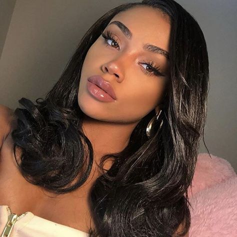 @hoenectar • Instagram photos and videos Natural Glam Makeup, Soft Glam Makeup, Cute Makeup Looks, Natural Glam, Looks Black, Makeup For Black Women, Baddie Hairstyles, Natural Makeup Looks, Glam Makeup