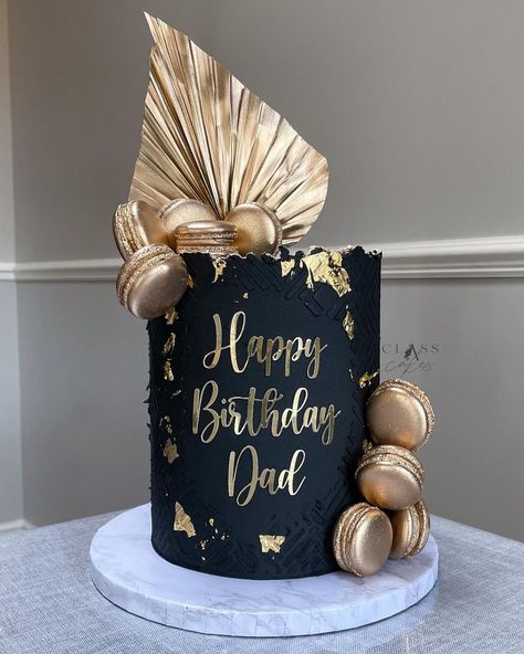 Black And Gold 70th Birthday Cake, 75 Th Birthday Cake For Men, 75th Birthday Cake For Men, Black And Gold Cake For Men, 70 Th Birthday Cakes For Men, 70th Birthday Cake Men, Birthday Cake 60th For Men, 75 Birthday Cake Men, 50th Birthday Cake For Men Dads