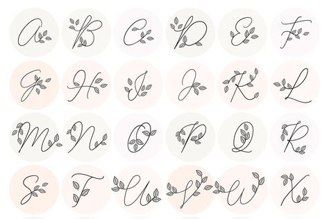 Floral Font Alphabet, Floral Alphabet Letters Flower, Letter M Tattoos, Fonts Calligraphy, Floral Font, Doodle Alphabet, Drawing Aesthetic, Typography Alphabet, Floral Doodle