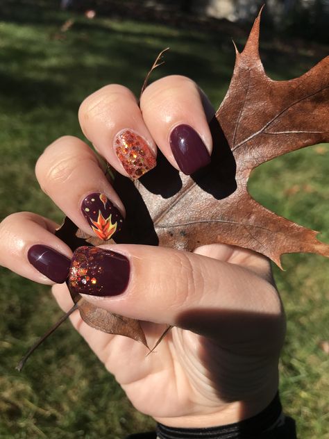 Late November Nails, Late Summer Early Fall Nails, Fall Pedicures, Early Fall Nails, Country Acrylic Nails, Fall Pedicure, Late Summer Early Fall, Pretty Nail Colors, Late November