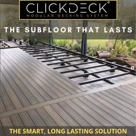 Composite Decking Solutions - Plastic Decking | ClickDeck Composite Pool Deck, Temporary Flooring, Plastic Decking, Aluminum Decking, Artificial Lawn, Concrete Pavers, Construction Drawings, Composite Decking, Pool Deck