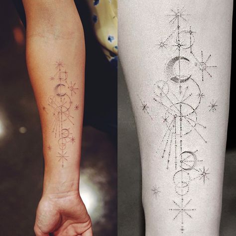 111 Celebrity Tattoos by Dr Woo | Steal Her Style Olivia Wilde Tattoo, Dr Who Tattoo, Dr Woo Tattoo, Dr Woo, Single Needle Tattoo, Galaxy Tattoo, Star Tattoo Designs, Heart Tattoo Designs, Back Tattoo Women