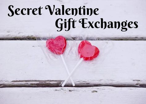 Valentines Gift Exchange Ideas, Secret Cupid Gift Exchange, Secret Sister Valentine Gift Ideas, Secret Valentine Ideas For Work, Valentines Gift Exchange, Ward Activities, What Is Valentine, Secret Gifts, Gift Exchange Ideas