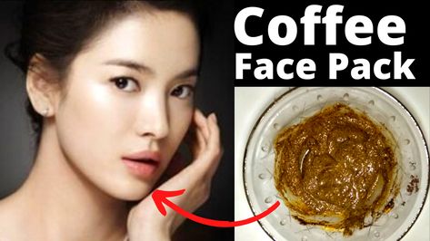 Coffee Face Pack, Face Packs For Glowing Skin, Face Pack At Home, Homemade Face Pack, Skin Care Home Remedies, Fresh Aloe Vera Gel, Rice Pack, Coffee Face Mask, Fresh Aloe Vera