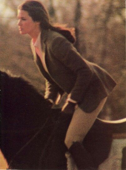 Ralph Lauren ads 80s
Model: Kristin Clotilde Holby Darnell. 
Born November 9, 1951 in Oslo, Norway
Actress and model.

I remember this two page ad in Vogue etc.  Here only one page, the head of the horse is missing and not very good copy.  Wish I had saved the original - absolutely beautiful photo. Ralph Lauren Vintage Ads, Vintage Ralph Lauren Ads, Beth Dutton Style, Ralph Lauren Ad, Ralph Lauren Ads, Ralph Lauren Aesthetic, Horse Riding Aesthetic, 90s Ralph Lauren, Equestrian Aesthetic