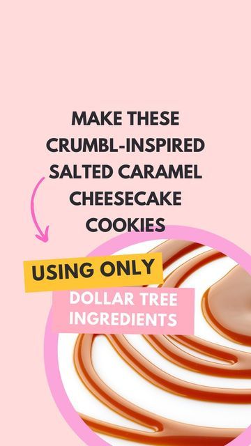 🍪 Make these “Crumbl” inspired Salted Caramel Cheesecake Cookies using only Dollar Tree ingredients!👌🏻 With just $10, you can make 8 cookies (that’s ONLY $1.25 per cookie)! 🤑⁠ Caramel Cheesecake Cookies, Graham Cracker Pie Crust, Cracker Pie Crust, Graham Cracker Pie, Cracker Pie, National Cookie Day, Salted Caramel Cheesecake, Graham Cracker Crust Pie, Sugar Cookie Mix