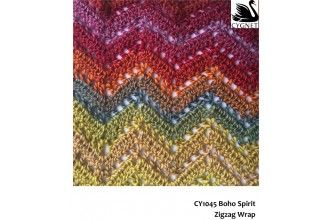 Cygnet 1045 - Zigzag Wrap in Boho Spirit (downloadable PDF) Crochet Ripple Baby Blanket, Wrap Crochet Pattern, Ladies Knitting Patterns, Hand Knitting Yarn, Crochet Blanket Afghan, Baby Cardigan Knitting Pattern, Hand Crochet Baby Blanket, Wrap Pattern, Knitting Supplies