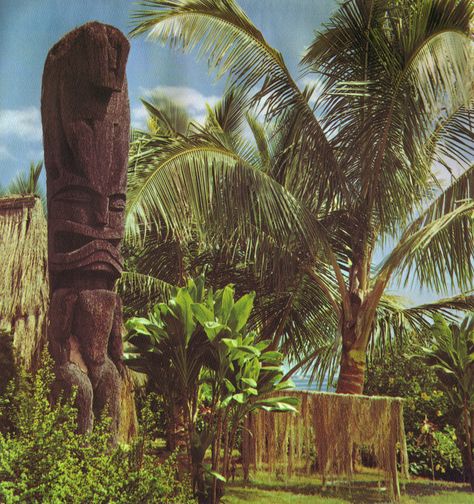 Tiki Aesthetic, Hawaiian Fern, Tiki Pool, Tiki Pole, Tiki Carving, Spooky Island, Tiki Pop, Vintage Futurism, Vintage Explorer