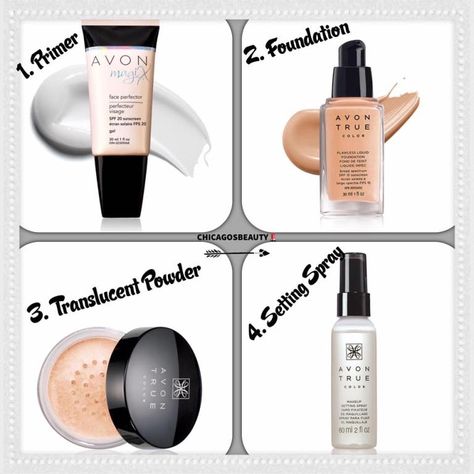 Foundation Routine, Apply Foundation, Oil Free Foundation, Avon True, Stunning Hairstyles, Proper Skin Care, Translucent Powder, How To Apply Foundation, Beauty Sponge