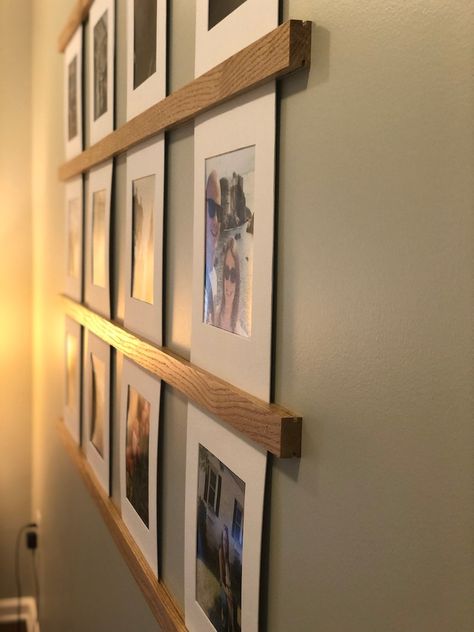 Photo Wall, Picture Wall, Art Display, Art Wall, - Etsy Photowall Ideas Hallways, Mcm Photo Wall, Office Wall Photo Display, Work Office Picture Display, Snapshot Display Ideas, Staff Photo Wall Display, 2x3 Photo Display, Photo Wall Without Frames, Instax Mini Ideas Display Photo Walls Bedrooms