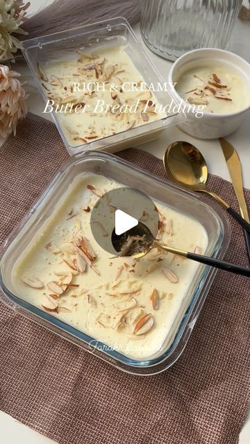 Butter Bread Pudding, Mint Custard, Nuts Dessert, Milk Dessert, Butter Bread, Milk Bread, Custard Powder, Indian Sweets, More Recipes