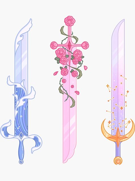 Fantasy Swords, 귀여운 음식 그림, Fantasy Props, Minimalist Tattoos, Dessin Adorable, Fantasy Concept Art, 판타지 아트, Art Tutorials Drawing, Sketchbook Art Inspiration