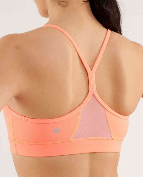 My new lulu... Flow Y Bra IV in Pop Orange http://shop.lululemon.com/products/clothes-accessories/top-rated-women/Flow-Y-Bra-IV-31974 Lulu Sports Bra, Working Out Outfits, Cute Gym Outfits, Fitness Gear, Gym Clothes, Performance Outfit, Dream Clothes, Clothes Accessories, Workout Gear