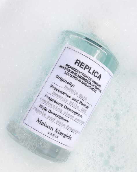 Maison Margiela Replica Bubble Bath, Replica Bubble Bath Perfume Aesthetic, Bubble Bath Maison Margiela, Bubble Bath Replica, Powdery Perfumes, Wellness Queen, Replica Bubble Bath, Perfume Inspiration, Replica Fragrance