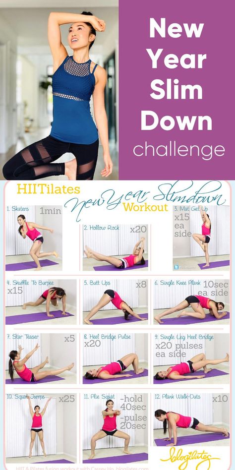 New Year Workout Challenge, New Year Workout, Knee Plank, Month Workout, Exercise Ideas, Workout Calendar, Printable Workouts, Fitness Magazine, Jump Squats