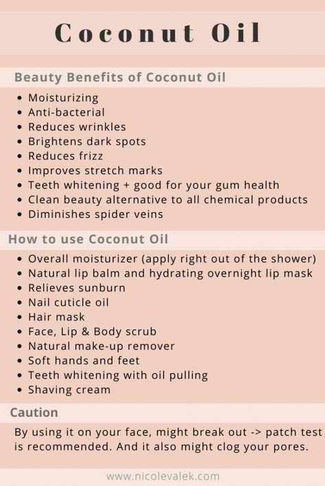 Coconut Oil is not only a superfood but it's also amazing for your skin. Plus, it's clean and natural. Find out all about coconut oil beauty benefits. Coconut Oil Skin Benefits, Coconut Oil For Hair, Coconut Oil Face Mask, Coconut Oil Beauty, Benefits Of Coconut, Baking Soda Benefits, Diy Coconut Oil, Coconut Oil Skin Care, Coconut Oil For Face