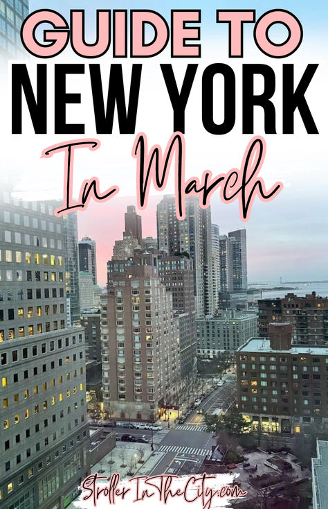 Here are my top picks for NYC happenings to check out this month! March In Nyc, Nyc In March, New York Activities, 5th Avenue Nyc, New York In March, New York March, Nyc Bucket List, New York Weather, Nyc Travel Guide