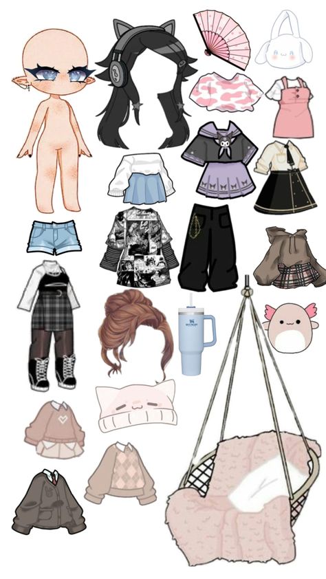 Lion Wallpaper Iphone, Chibi Sketch, Hello Kitty Shoes, Paper Dolls Clothing, Paper Doll Dress, Kawaii Diy, Characters Inspiration Drawing, How To Speak Korean, Paper Doll Template