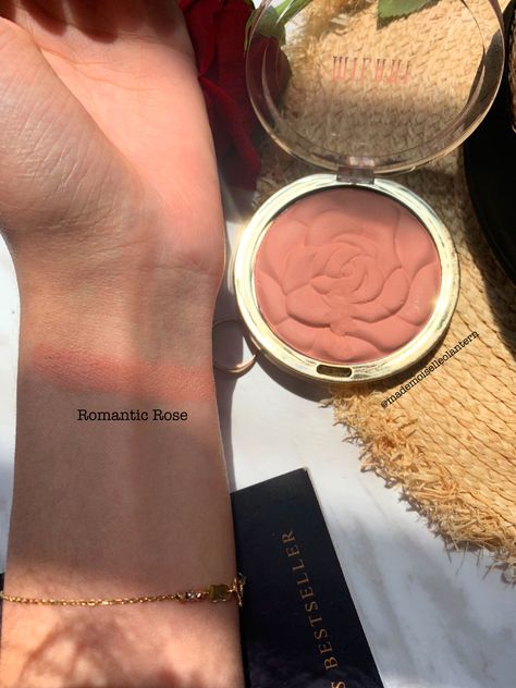 Milani Rose Blush, Milani Romantic Rose Blush, Prettiest Makeup, Milani Blush, Best Blush, Ordinary Niacinamide, Blush Application, Rose Romantic, Rose Powder