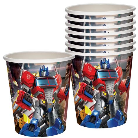 PRICES MAY VARY. Enjoy an epic Transformers party with our Transformers birthday party decorations. Our Transformers cups feature Autobots and Decepticons to create the ultimate battle and make clean up a breeze! Take your party into uncharted territory with our Transformers birthday party supplies! These Transformers decorations for birthday party will create a party that’ll rival finding the Allspark! Unleash some extra fun & excitement with our Bumblebee Transformers birthday party decoration Bumblebee Transformers Birthday Party, Transformers Birthday Decorations, Transformers Cupcakes, Transformers Decorations, Transformers Birthday Party, Transformers Party, Transformers Birthday Parties, Transformers Birthday, Transformer Party