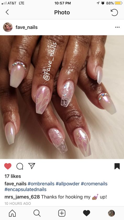 Unicorn chrome, encapsulated & ombré nails! 🦄 Unicorn Chrome, Natural Nails Manicure, Encapsulated Nails, Ombré Nails, Nails Manicure, Chrome Nails, Ombre Nails, Nail Manicure, Natural Nails