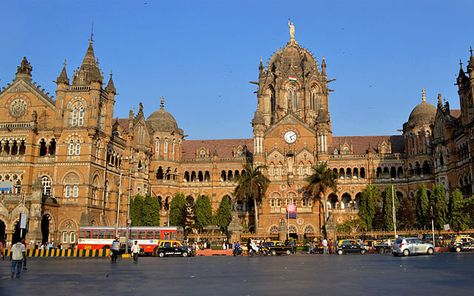 "Chhatrapati Shivaji, Mumbai-The world's coolest train stations" Chhatrapati Shivaji Terminus, Train Station Architecture, Mumbai City, Grand Central Terminal, Train Travel, Insta Photo, Unesco World Heritage, Unesco World Heritage Site, Kuala Lumpur