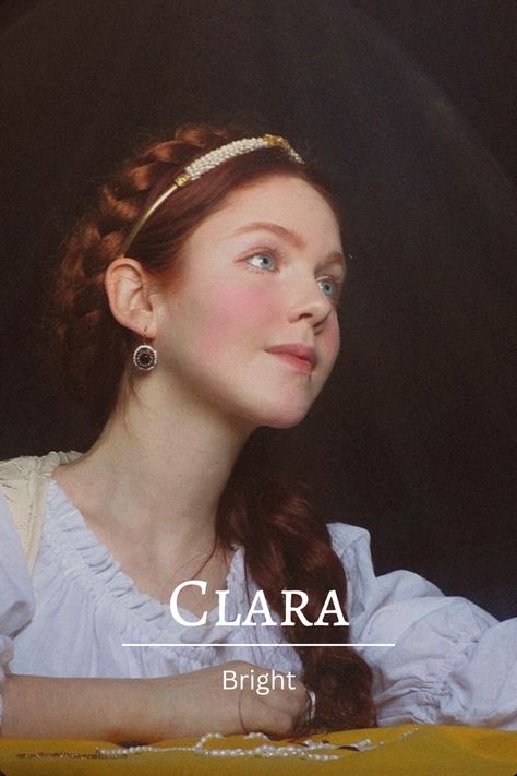 Clara Name Meaning, Clara Name, Royal Names, Rare Names, Mystical Names, Beautiful Girl Names, Female Character Names, Vintage Names, Fantasy Names