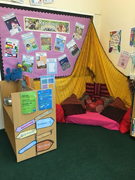 Chill Corner Classroom, Chill Zone Classroom Ideas, Chill Classroom, Classroom Book Corner, Library Corner, Cute Classroom, District 13, Toddler Class, Chill Zone