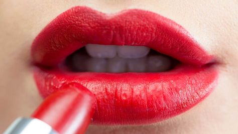 Check out the lipsticks that make your teeth look whiter on SHEfinds.com. Lipstick To Make Teeth Look Whiter, How To Find The Right Red Lipstick, Universal Red Lipstick, True Red Lipstick, Best Lipstick Color, Best Red Lipstick, Yellow Teeth, Bright Red Lipstick, Best Lipsticks